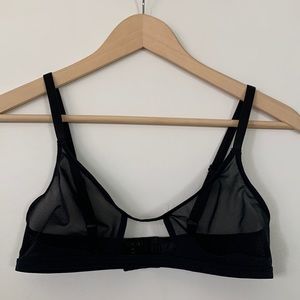 Negative Underwear Sieve Cutout Bra